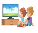 Watching television Images | Free Vectors, Stock Photos & PSD